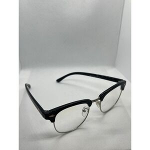 Stamer‎ Style Glasses Clear Lens Eye Glasses Frames Black Silver